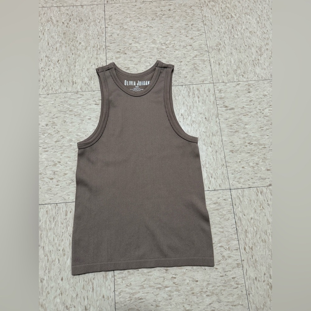Olivia Jordan Women's Brown Tank Top